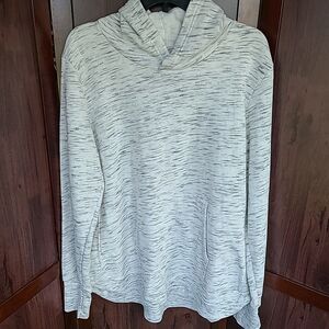 Tek Gear Ultrasoft Fleece  Hoodie Sweatshirt Plus Size 2X White Black
